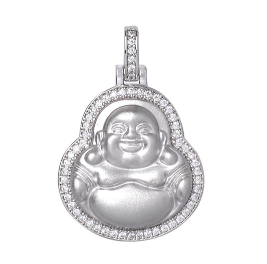 Buda Plata Ley 925 Zirconia